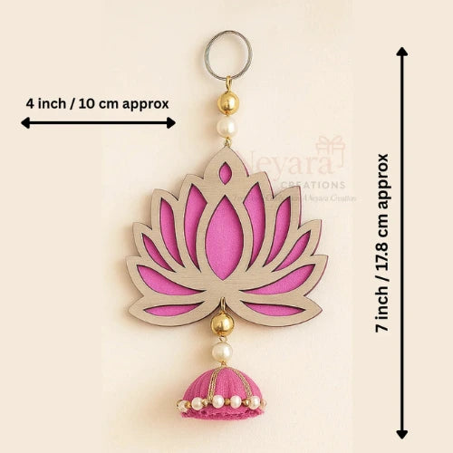 Pack of 12 Decorative Lotus Wall Hanging Combo | Festival & Home Décor