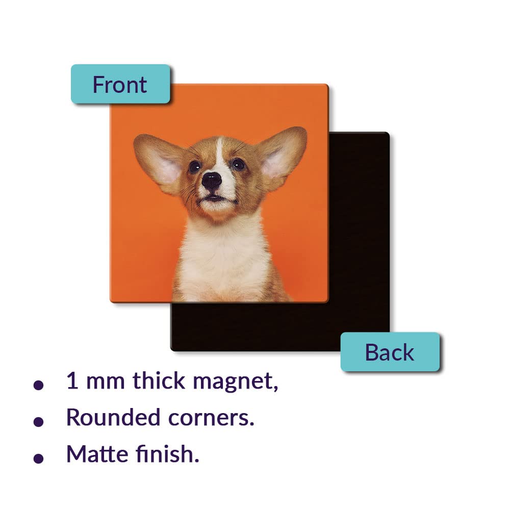 Square Custom Photo Fridge Magnet | Personalize & Gift Memories