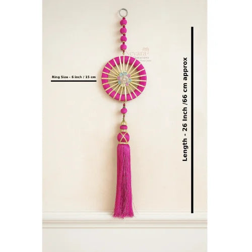 Pack of 3 Dream Catcher & Latkan Combo Wall Hanging | Decorative Toran Set for Home, Bedroom & Festivals