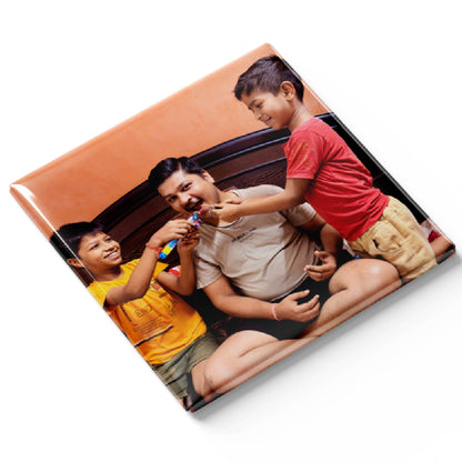 Square Custom Photo Fridge Magnet | Personalize & Gift Memories