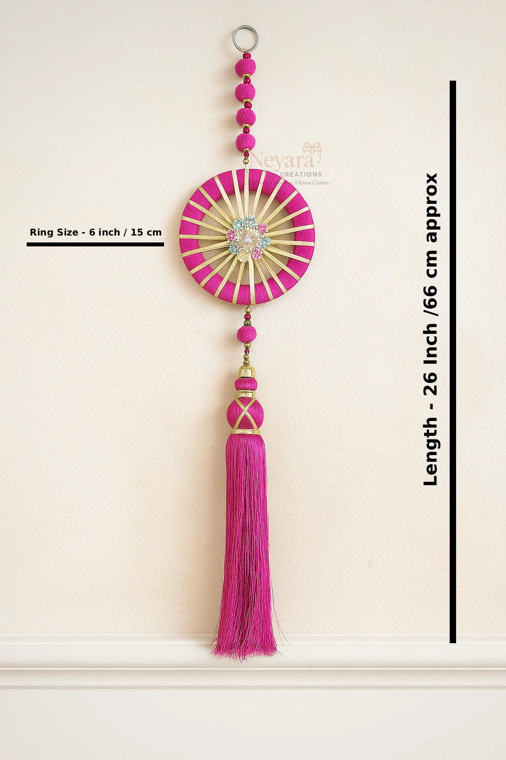 Pack of 2 Dream Catcher Wall Hanging – Elegant Decorative Piece for Home, Bedroom & Positive Vibes