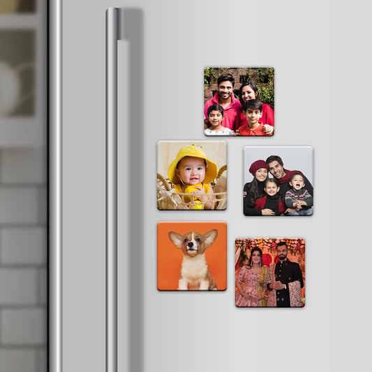 Square Custom Photo Fridge Magnet | Personalize & Gift Memories