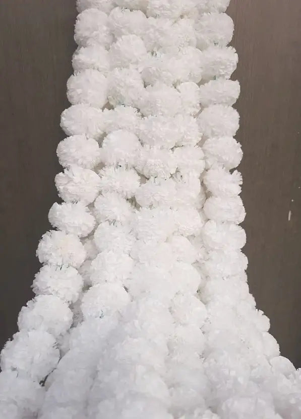 Artificial Genda Flower Garland for Decoration | Home, Temple & Festival Décor